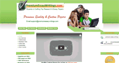 Desktop Screenshot of premiumessaywritings.com